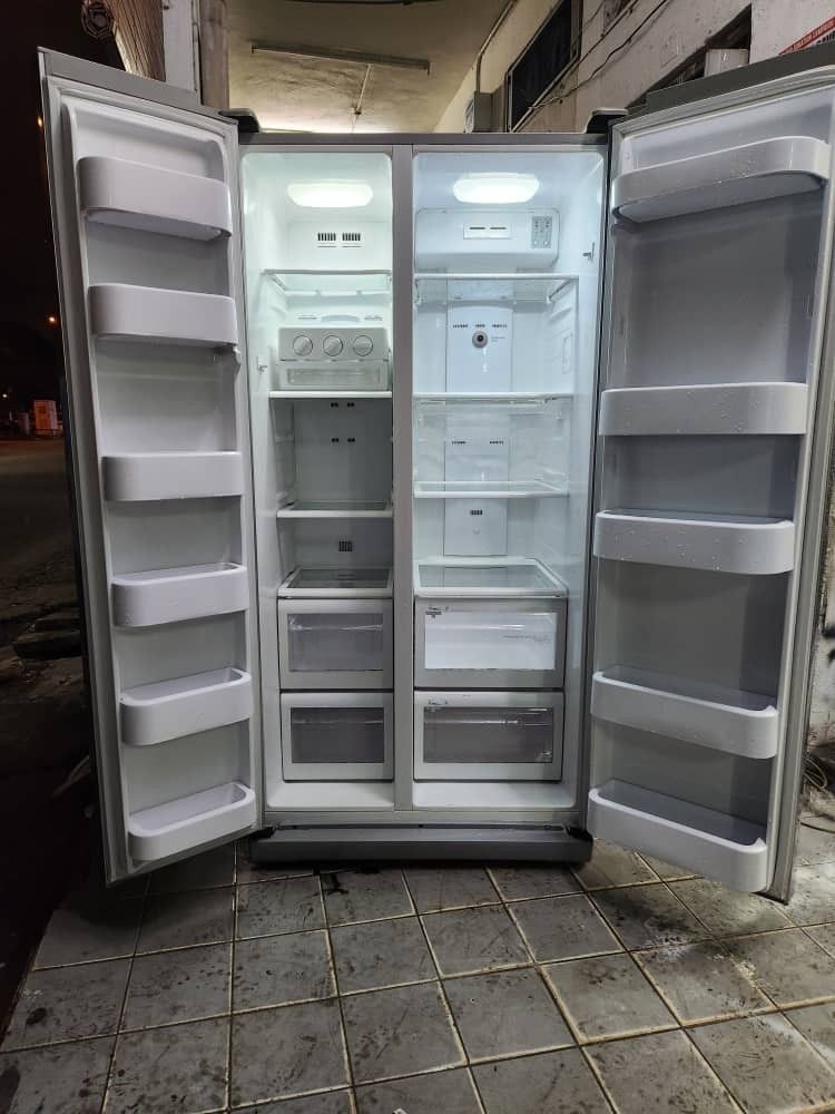 Peti sejuk peti ais fridge Samsung side by side 518 liter, TV & Home