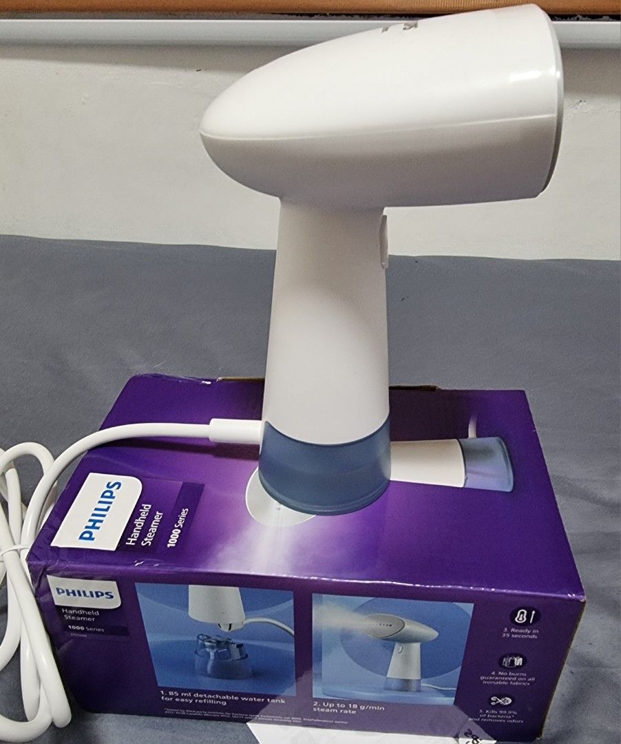 PHILIPS Handheld Compact and Lightweight Garment Iron Steamer [STH1000