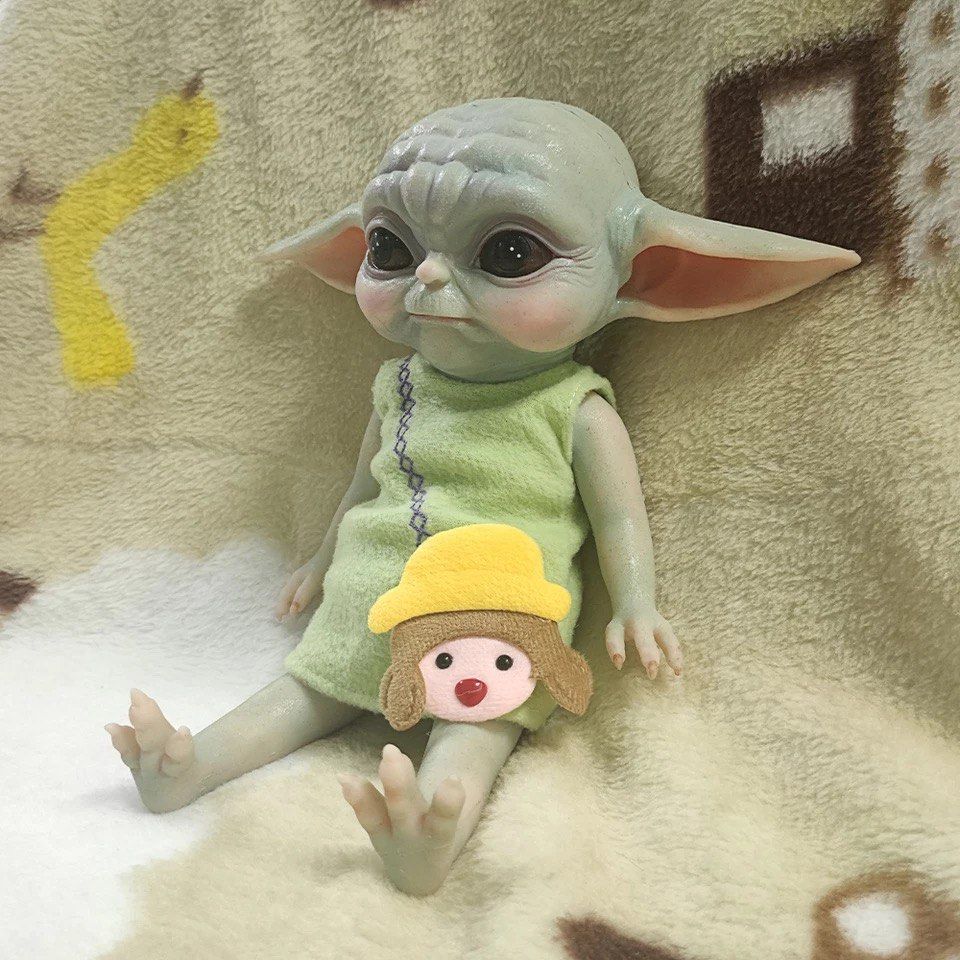 Reborn Grogu The Child from Star Wars -Mandalorian YODA BABY. - All Reborn  Babies