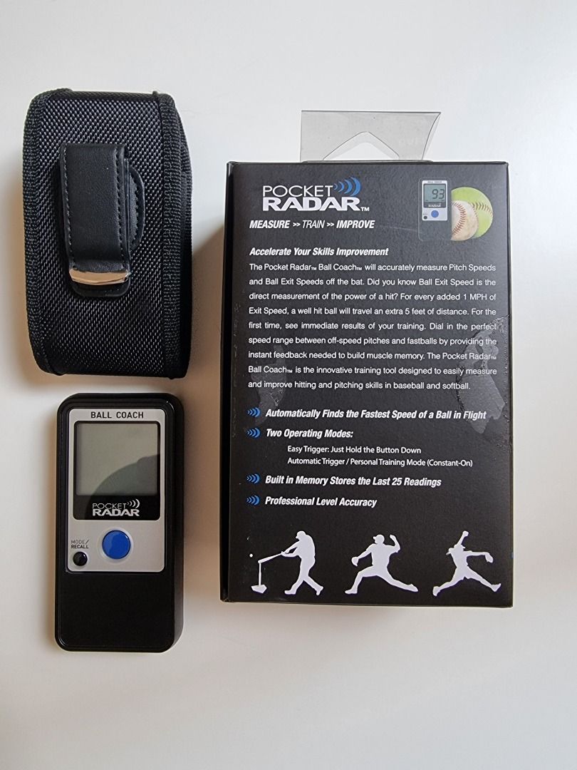Tennis Serve / Shot Speed Radar Ball Coach Radar Pro Level Speed