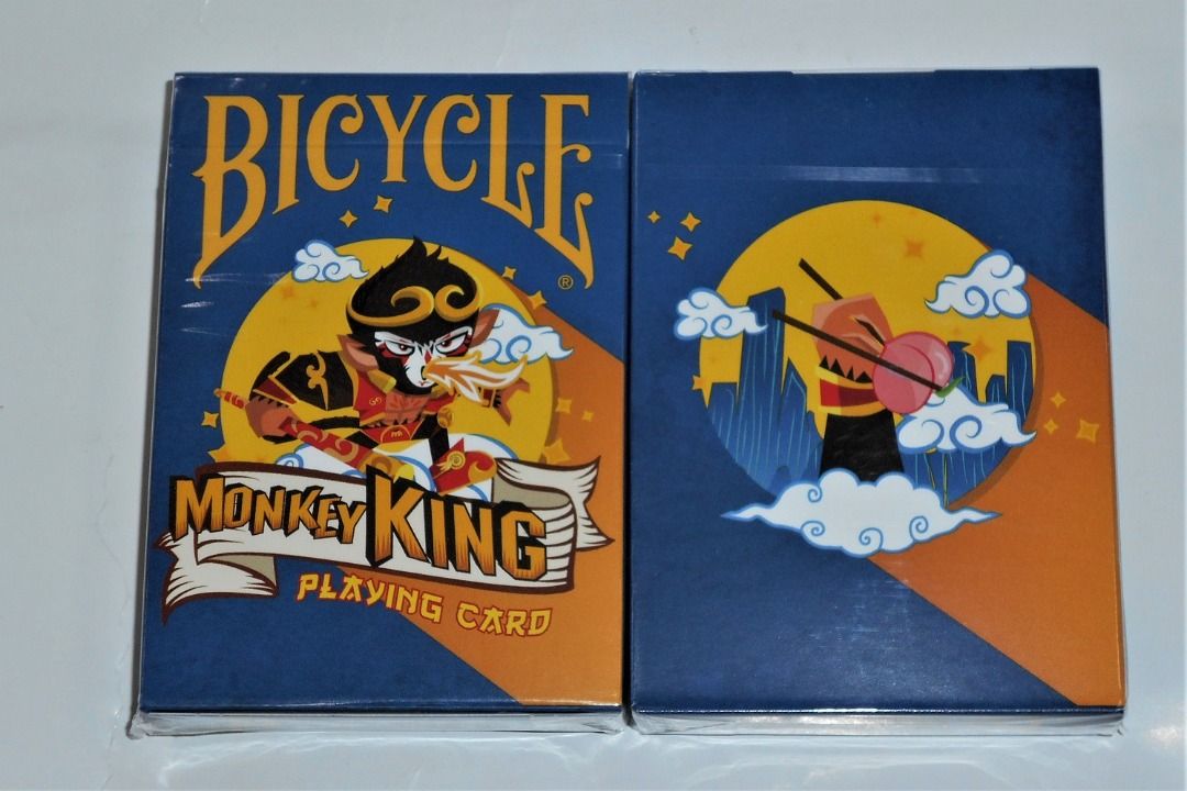 Poker Cards Bicycle Monkey King Playing Cards, Riffle Shuffle, USPCC