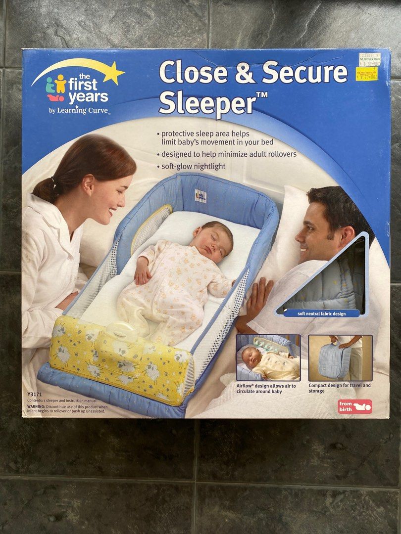The first years close & secure portable infant sleeper 2025
