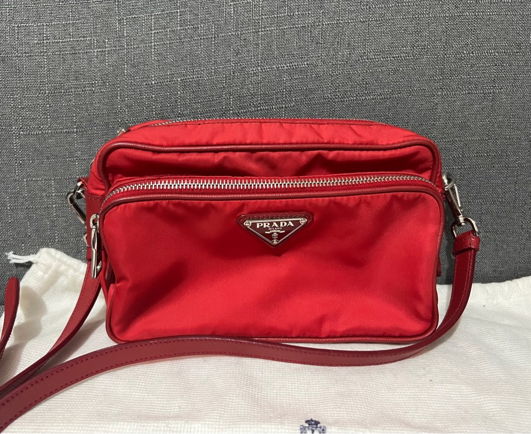 Prada Crossbody, Luxury, Bags & Wallets on Carousell