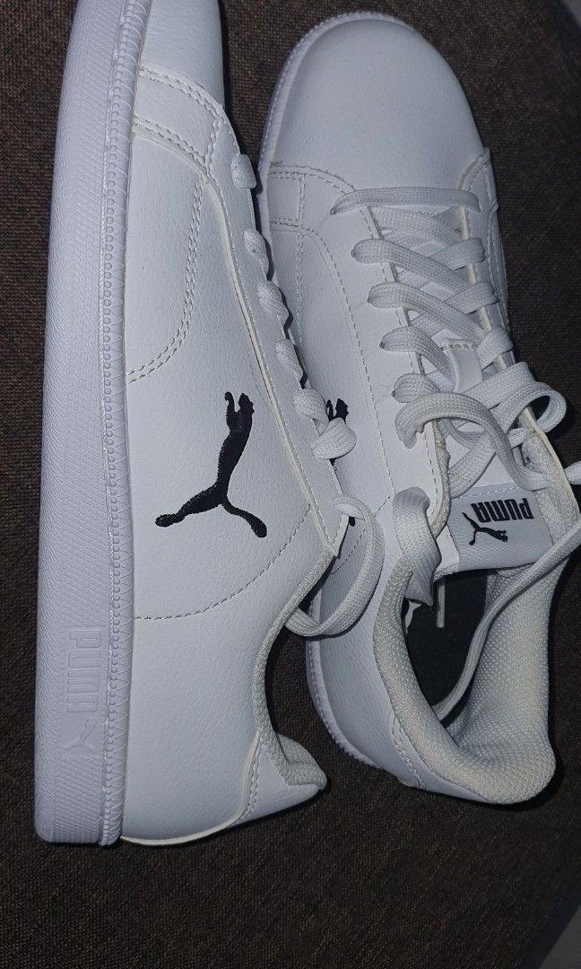 puma new white sneakers