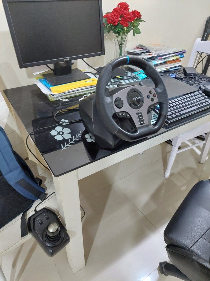 Pxn v9 gaming racing wheel with stick shift sim racing (no pedals