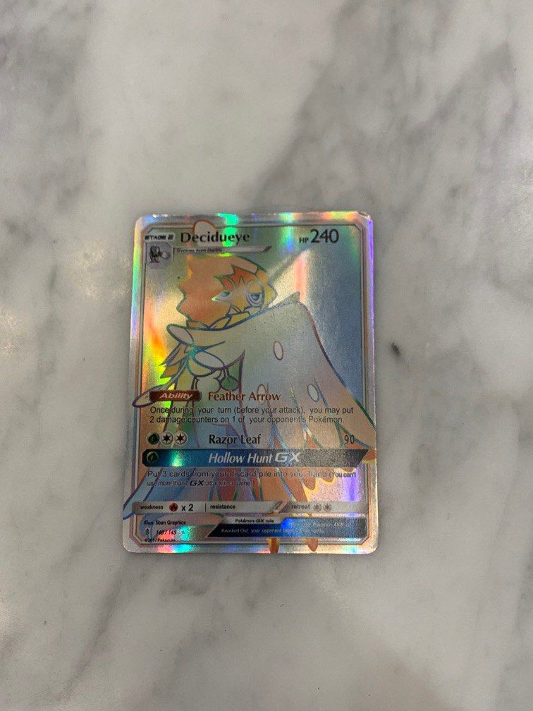 RARE RAINBOW DECIDUEYE ONLY 1 LEFT, Hobbies & Toys, Collectibles