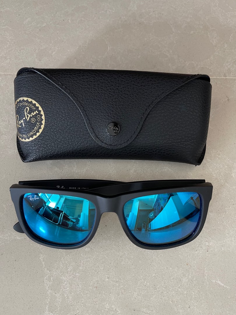 Ray ban justin blue mirror polarized cheap