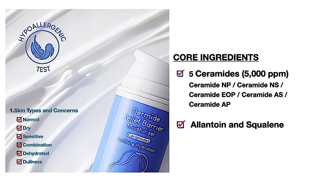 [READY STOCK] PURITO Dermide Relief Barrier Moisturizer 100ml