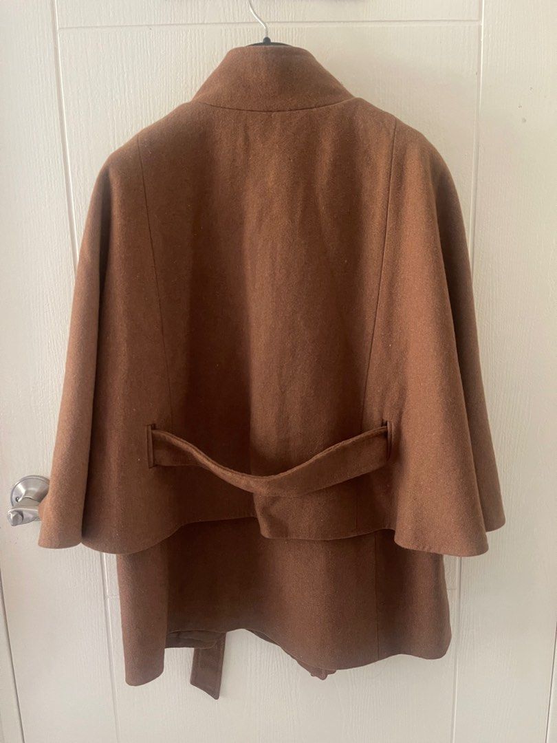 Red herring top camel coat