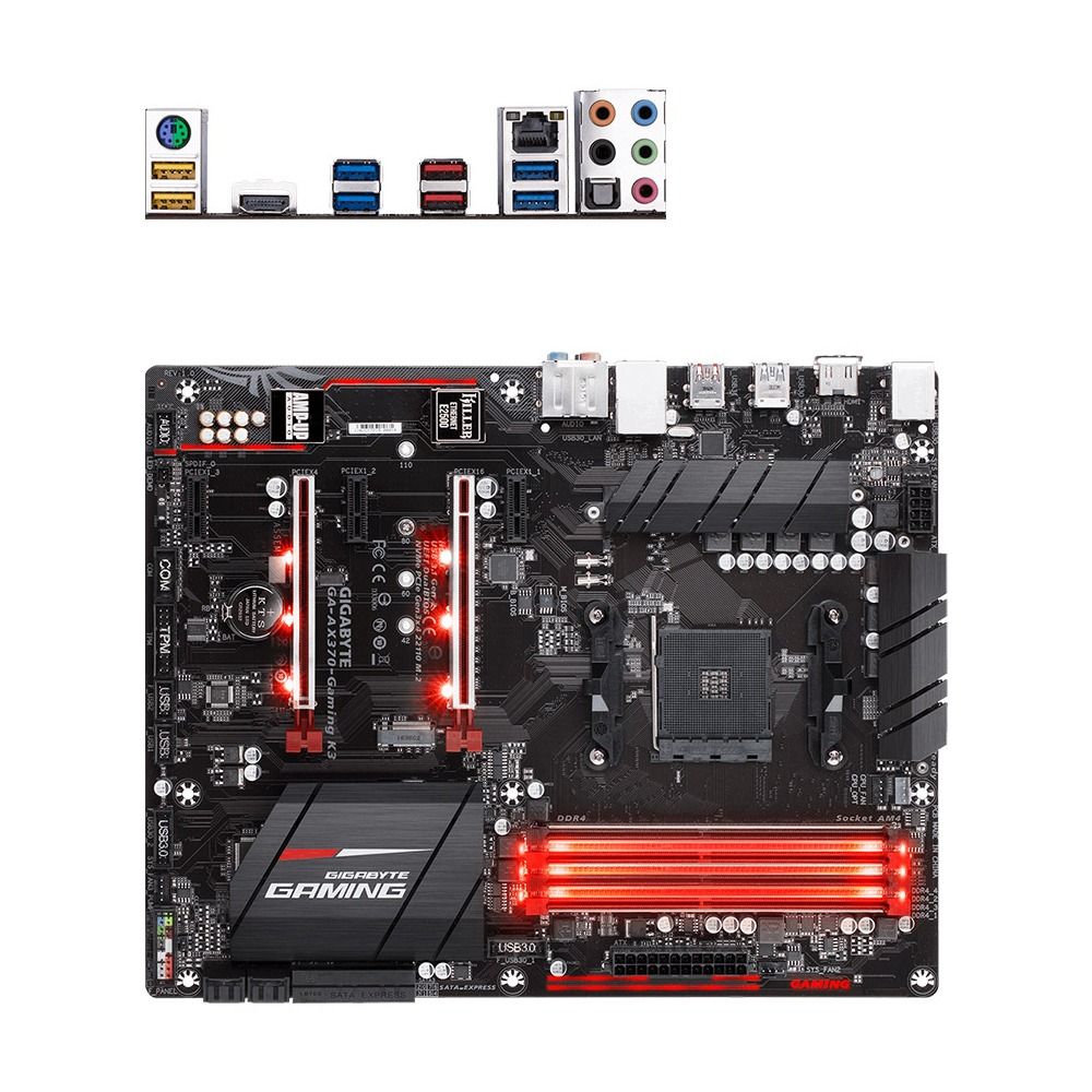 Gigabyte x370 gaming k3 on sale