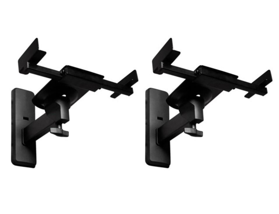 Rockville RHSB8 Wall Mount Swivel Home Theater Bookshelf Speaker Brackets 1 pair