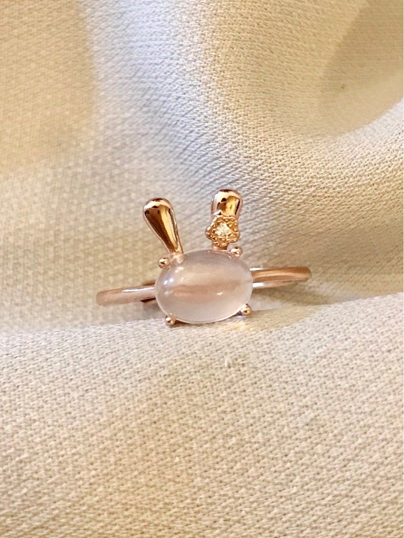 Gold rabbit ring new arrivals