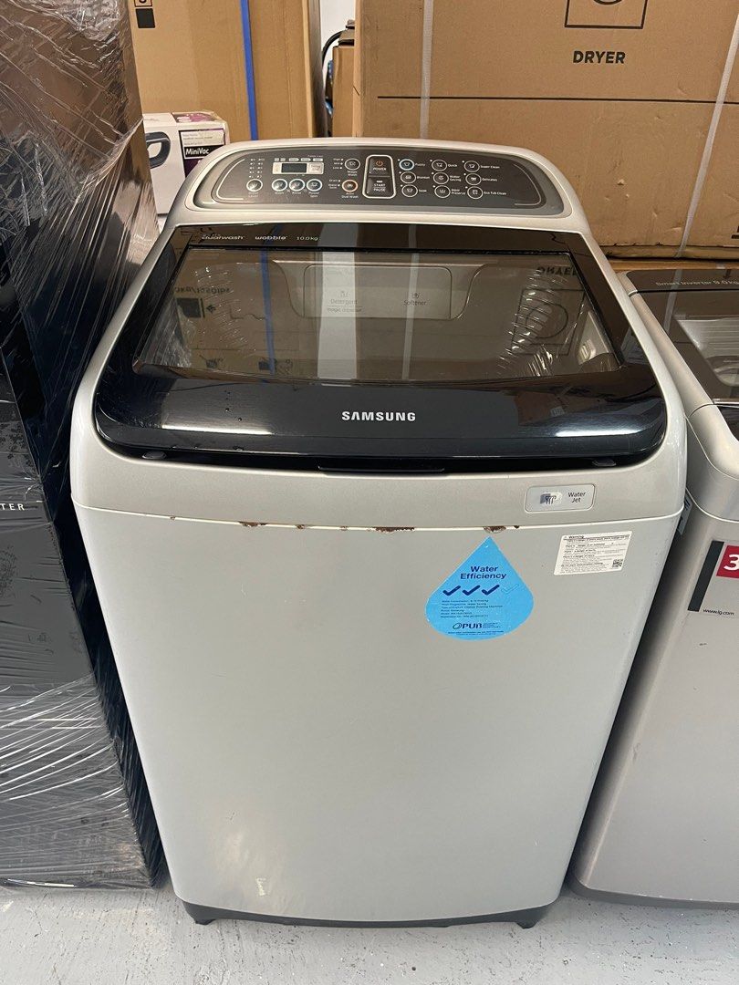 Samsung 10 Kg Top Load Washing Machine Silver WA10J5730SS Condition 8