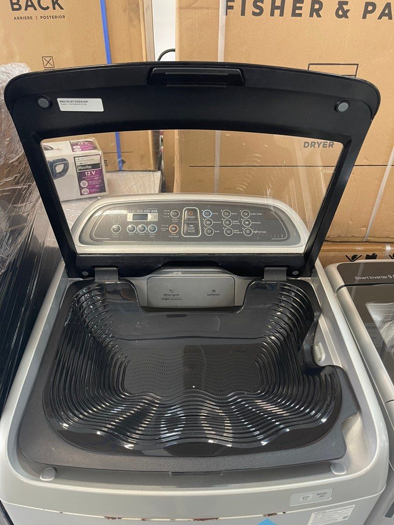 Samsung 10 Kg Top Load Washing Machine Silver WA10J5730SS Condition 8