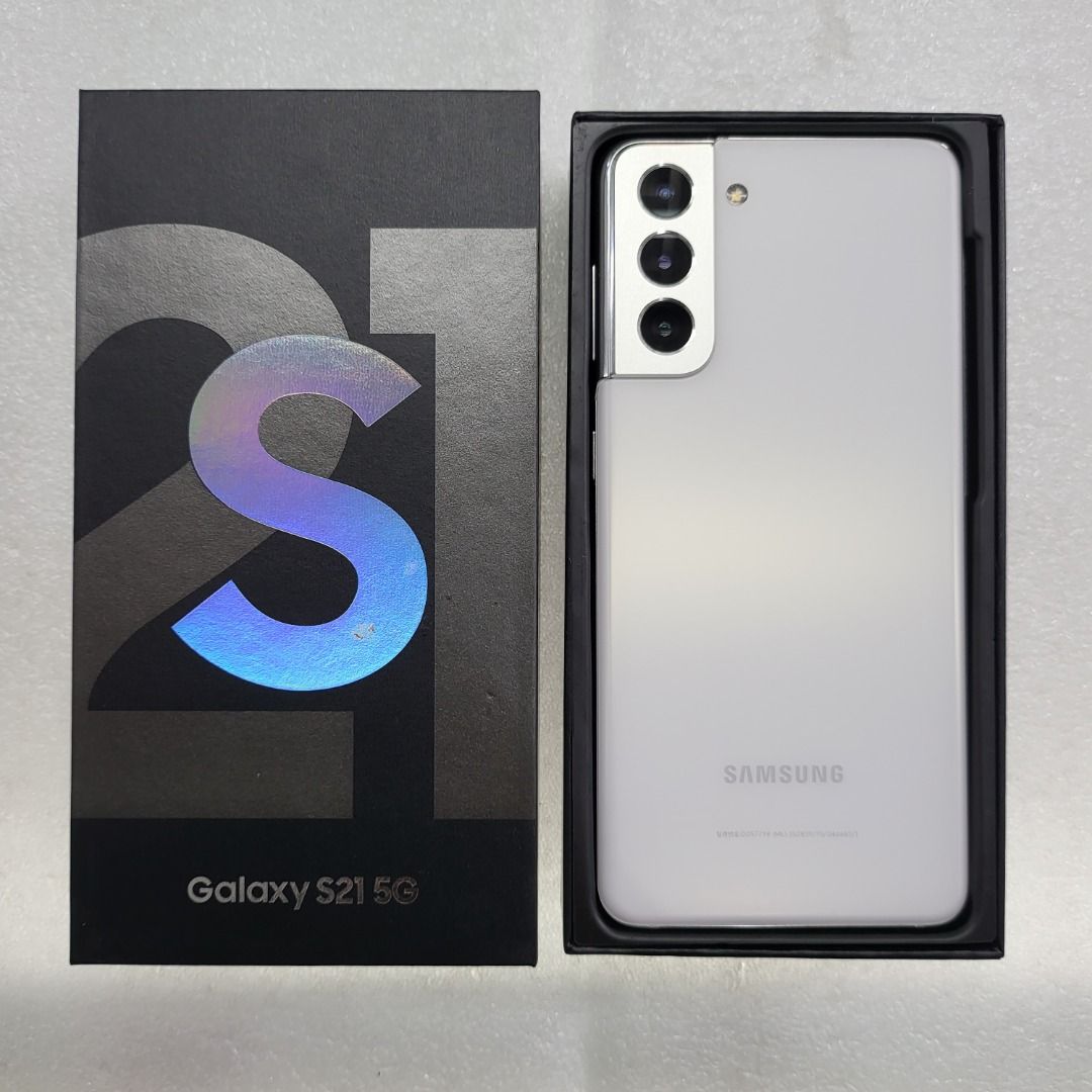Samsung Galaxy S21 5G Phantom White 8/256 Complete with Box, Mobile ...