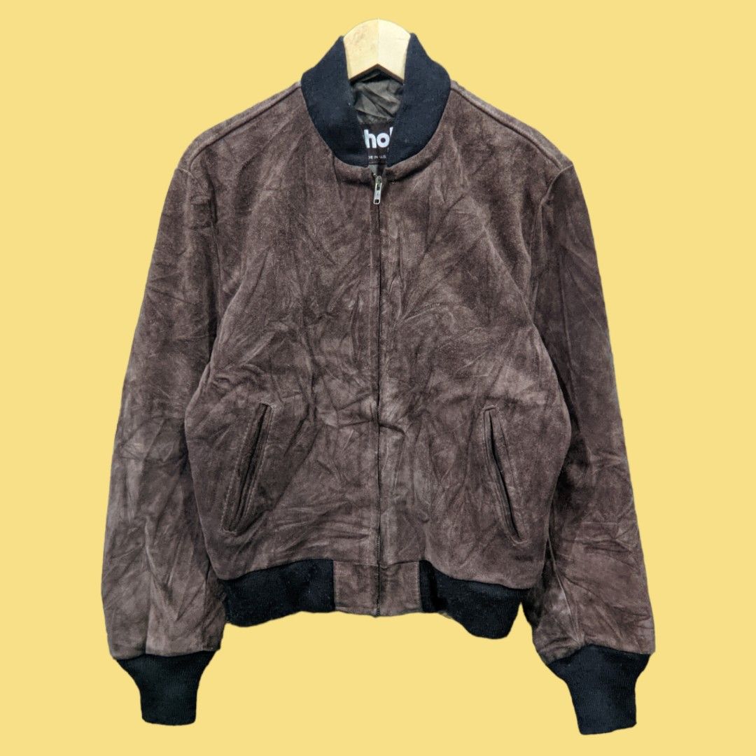 チ*ワ様 vtg schott suede leather bomber jac チ*ワ様 vtg schott suede leather bomber jac Schott Nyc suede
