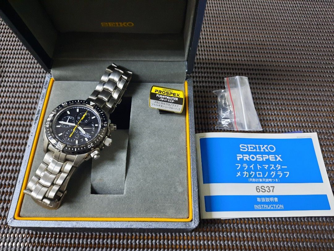 Seiko shop flightmaster 6s37