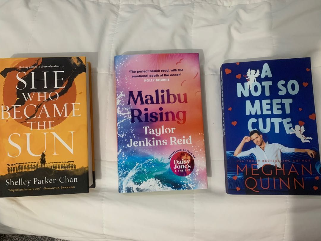 She Who Became The Sun, Malibu Rising, A Not So Meet Cute, Hobbies