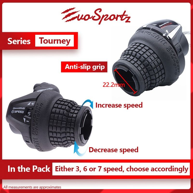 Shimano Tourney Revoshift SL RS35 Grip Shifter Transmission Gear