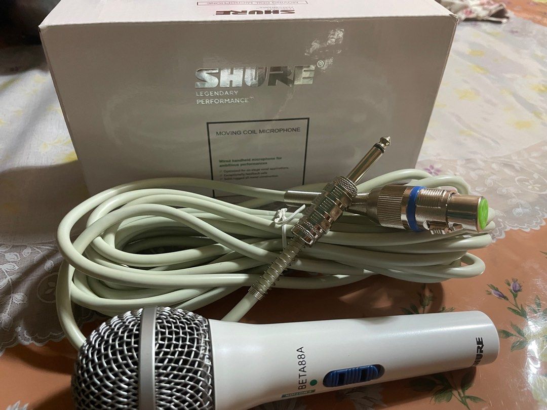 shure microphone, Audio, Microphones on Carousell