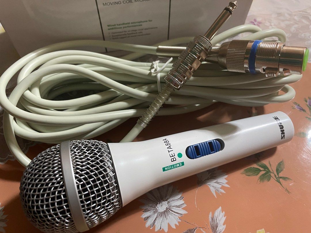 shure microphone, Audio, Microphones on Carousell