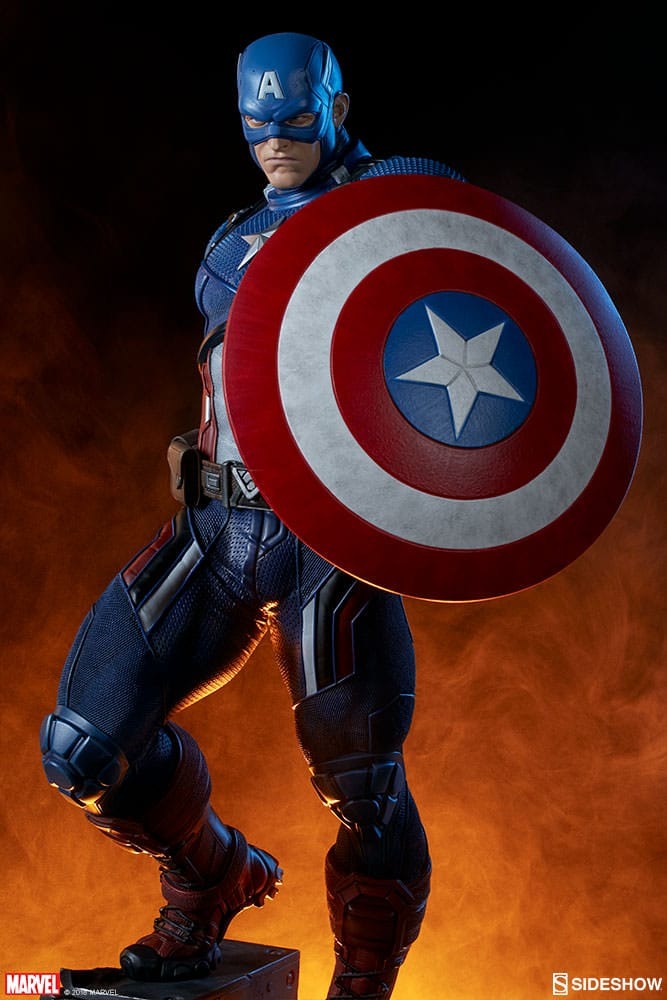 MARVEL CAPTAIN AMERICA Premium Format Figure 1/4 Statue Sideshow EUR