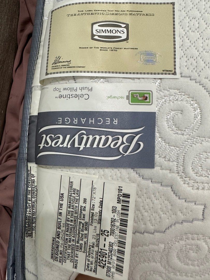 Simmons mattress mpd101 hotsell