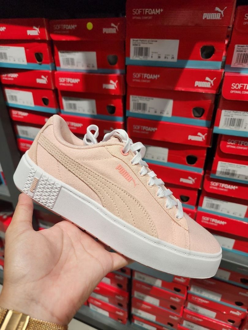 Puma platform canvas top