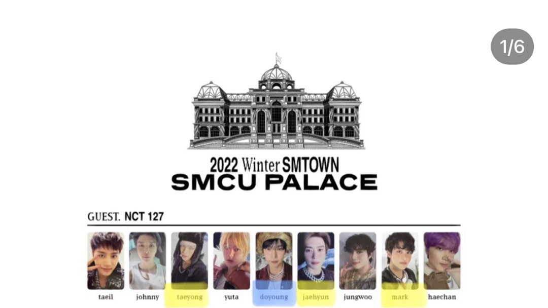 SMCU PALACE nct127換卡, 興趣及遊戲, 收藏品及紀念品, 韓流