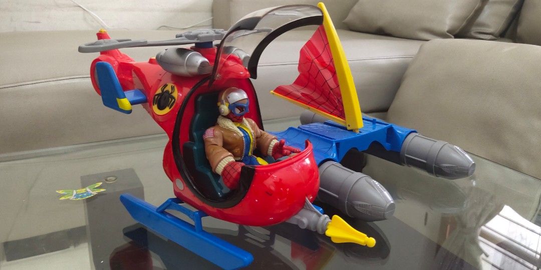 Spiderman rescue helicopter store
