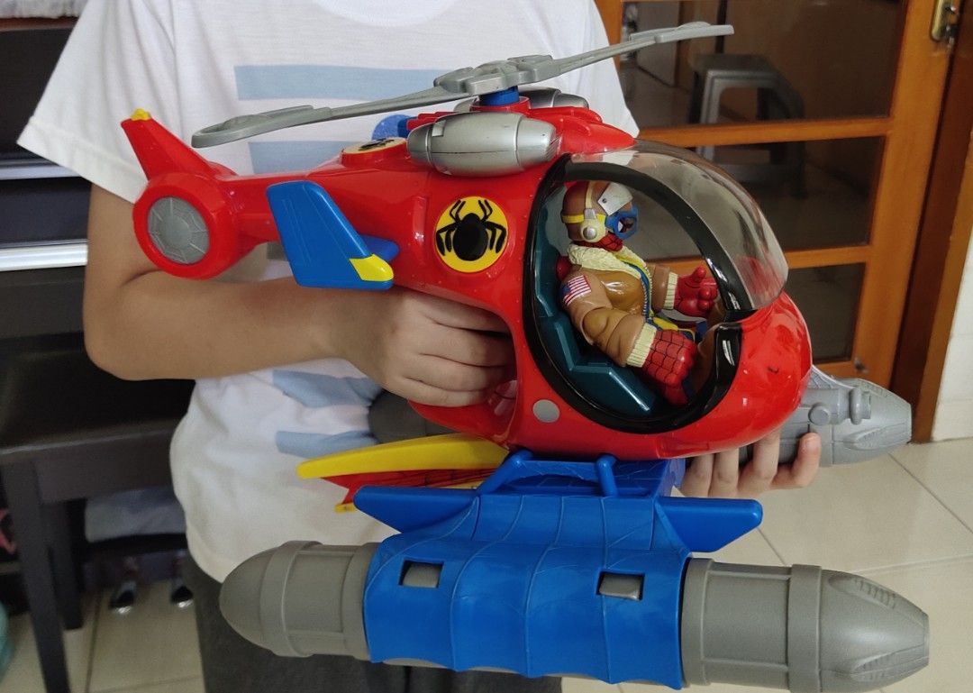 Spiderman rescue helicopter deals