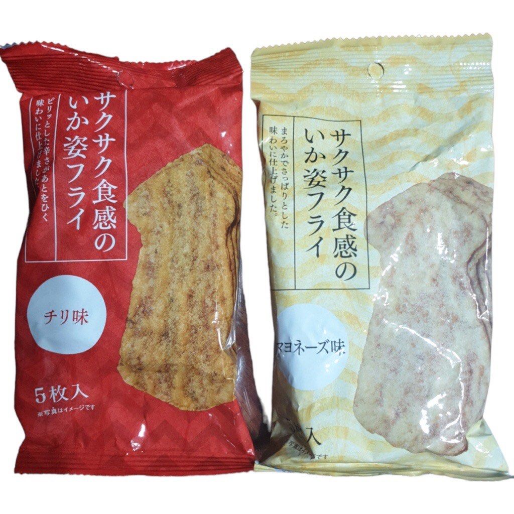 SQUID DEEP FRIED / IKA NO SUGATA FRY CHILI & MAYONNAISE FLAVOR (JAPAN