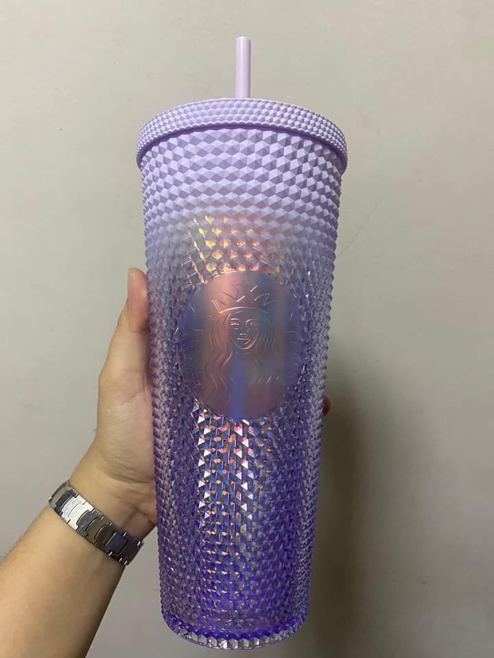 Starbucks Iridescent Purple Studded Tumbler, Kitchen & Appliances di