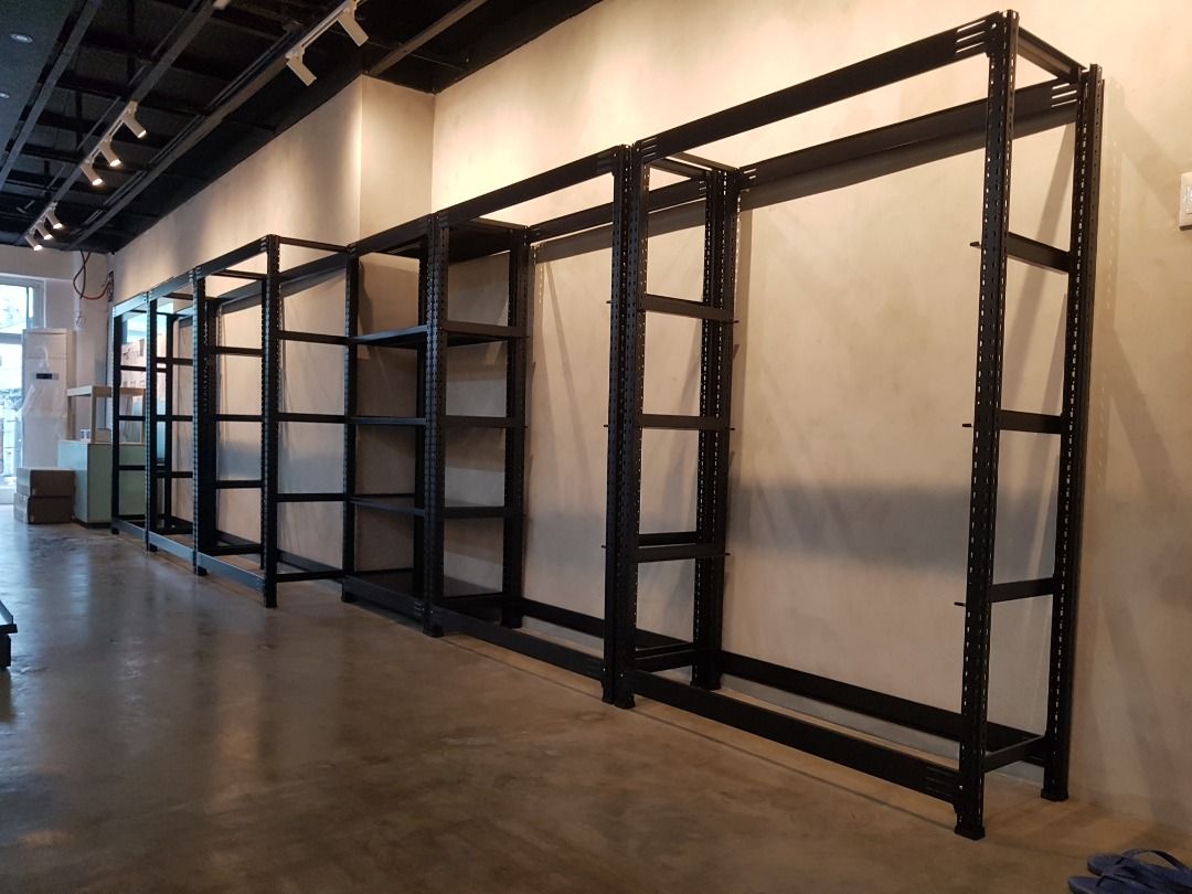 Steel rack boltless type heavy duty office racks display korean shelves ...