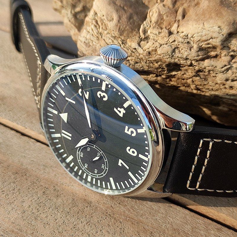 Parnis flieger hand wound online pilot watch