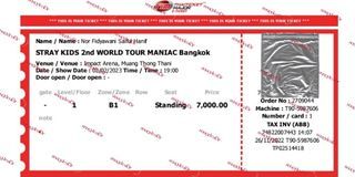 STRAY KIDS BANGKOK MANIAC TOUR DAY ONE