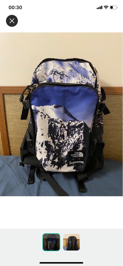 Supreme x The North Face 雪山Backpack, 男裝, 袋, 背包- Carousell