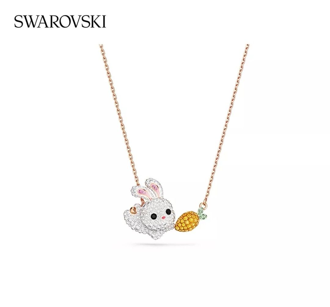 Swarovski store bunny necklace