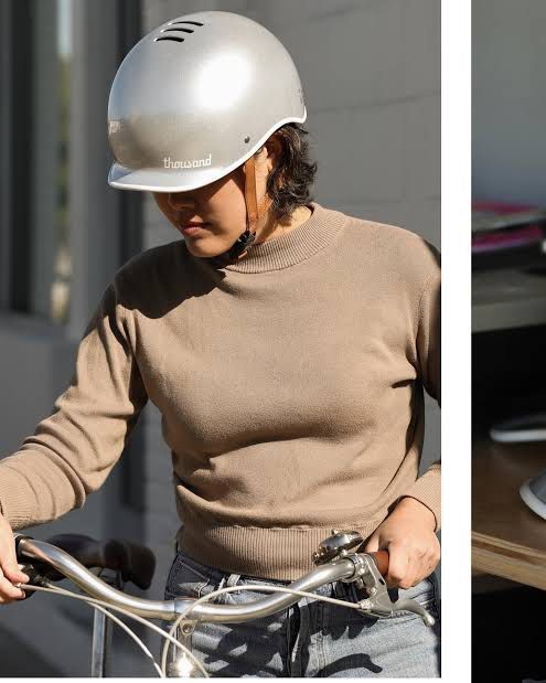 Thousand helmet hot sale polished titanium