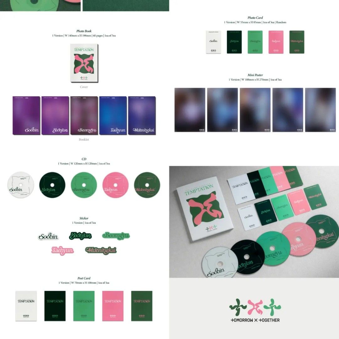 TOMORROW X TOGETHER (TXT) - Album [이름의 장: TEMPTATION] (Lullaby