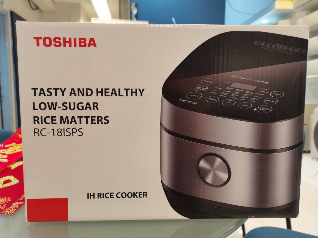 TOSHIBA 1.8L Low GI Rice Cooker (RC18ISPS), TV & Home Appliances