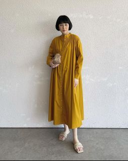 Trickntricky Amaya dress mustard