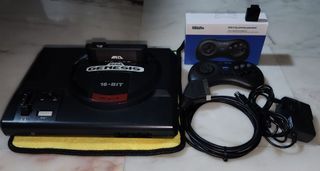 Triple Bypass modded Ultimate Sega Genesis 1 set with MegaDrive Flash Cart, Genesis/MegaDrive Games Library in 8GB MicroSD Card