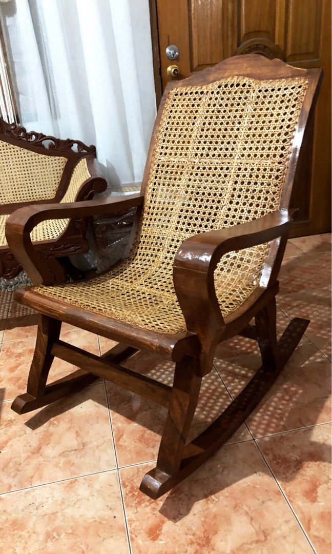 tumba tumba with solihiya Rocking Chair