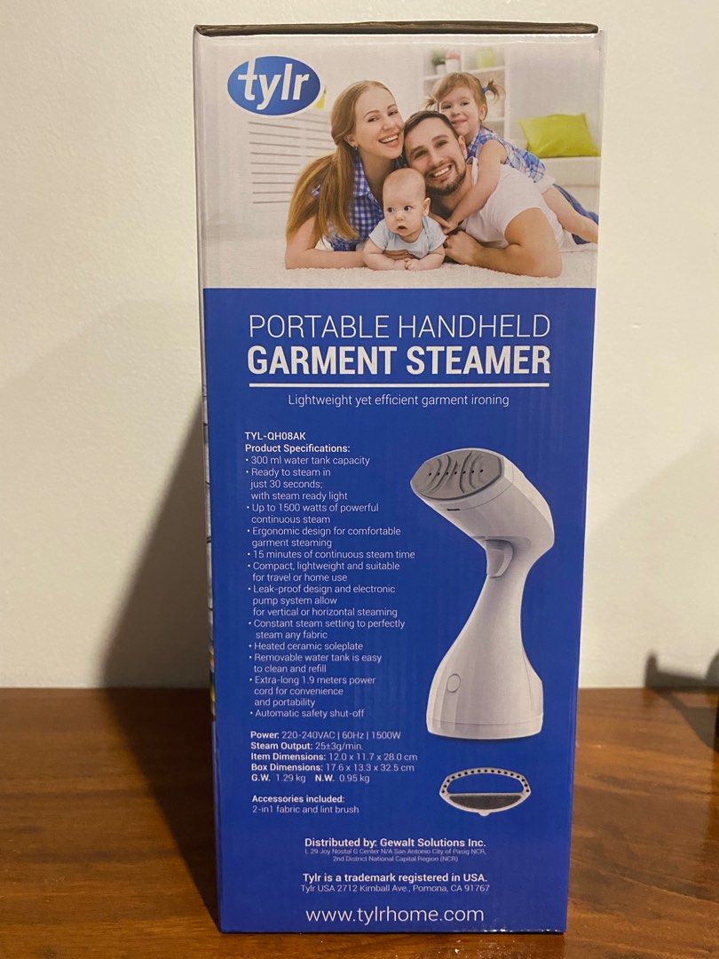 Tylr Portable Handheld Garment Steamer, TV & Home Appliances, Irons