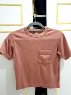 Uniqlo U oversized shirt in dirty old rose