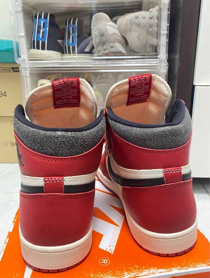 Us9.5 Nike Air Jordan 1 Retro High OG “Lost & Found”, 男裝, 鞋, 波