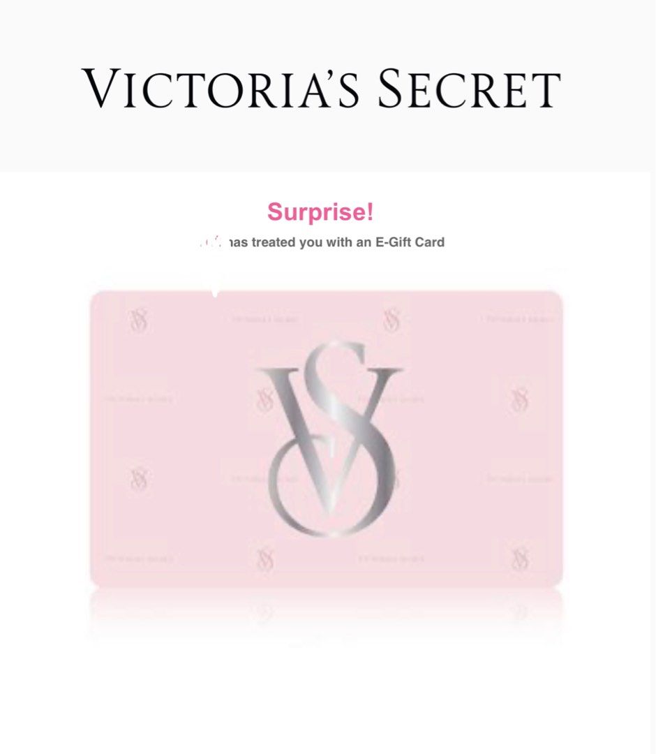 Victoria secret e shop gift card