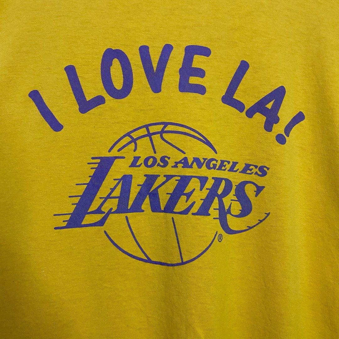 Vintage 1990s Los Angeles Lakers Tee, Men's Fashion, Tops & Sets