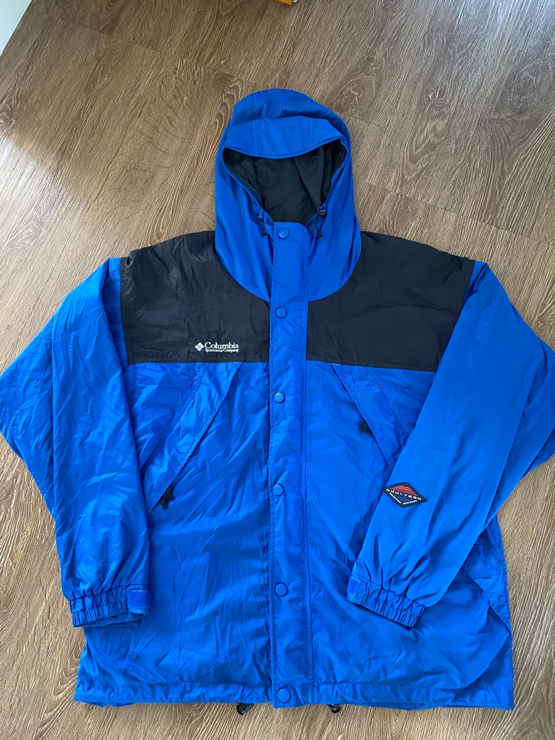 Vintage Columbia Windbreaker, Men's Fashion, Tops & Sets, Hoodies on